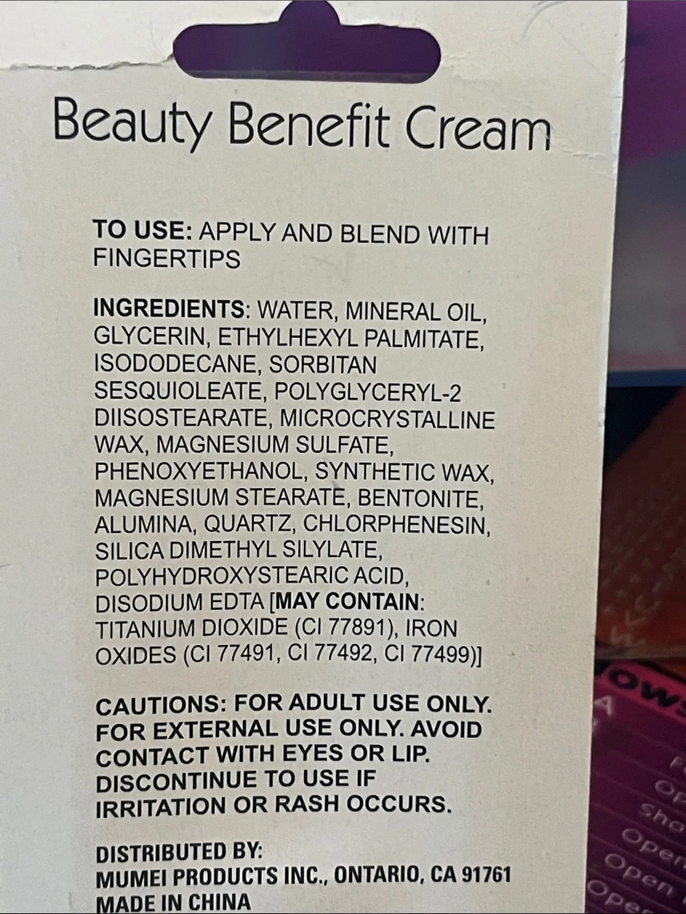 CANDY MOYO B.B. Beauty Benefit Cream - Light 1 (Cream Shade)